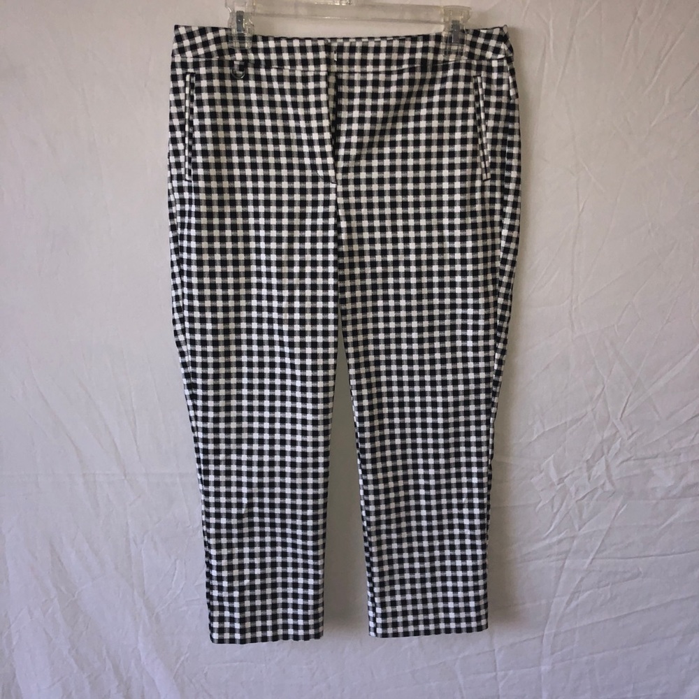 Adrianna Papell Plaid Dress Slacks Size 8